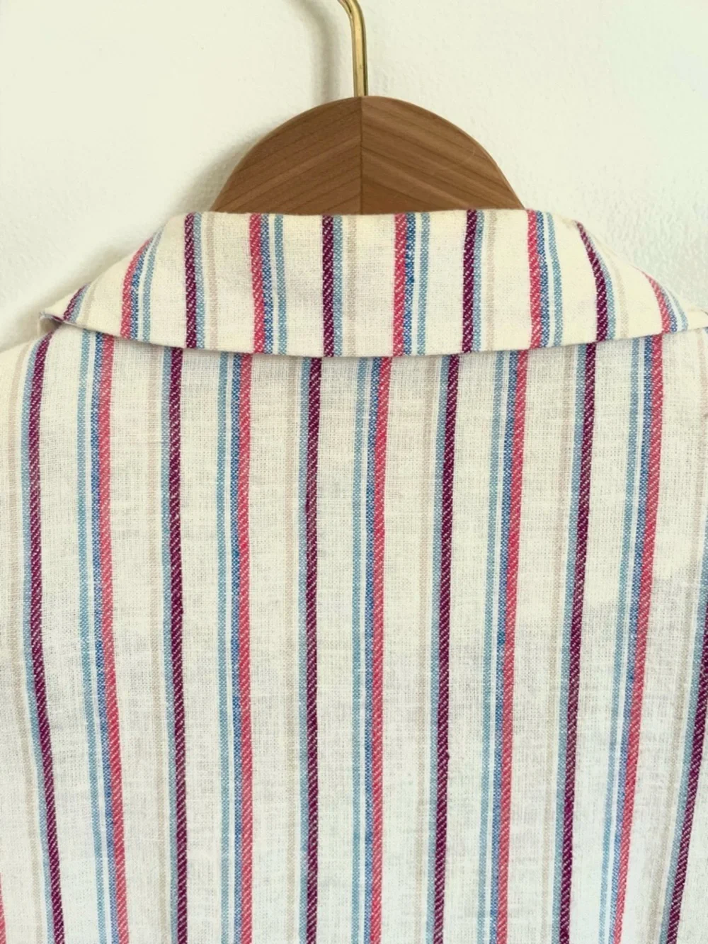 Anthropologie Dolan Anna Linen Blend Stripe Blazer Size XS EUC Career Summer